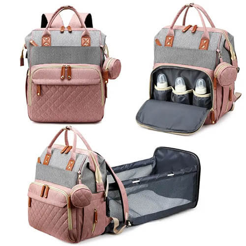 Backpack-style diaper bag 1