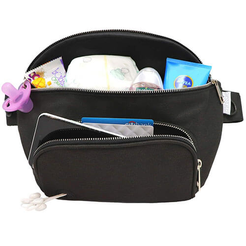 Fanny-pack-style diaper bag 1