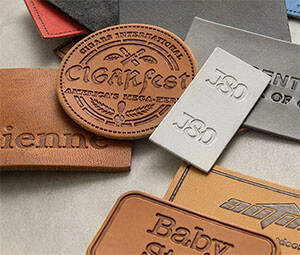 leather labels
