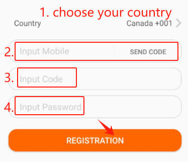 register yiwugo by mobile phone