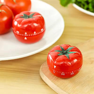 tomato-shape kitchen timer for cooking